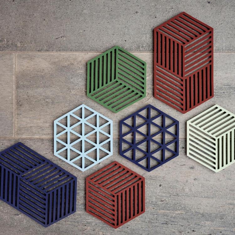Zone Denmark, Hexagon 5-Piece Trivet Set | Zola