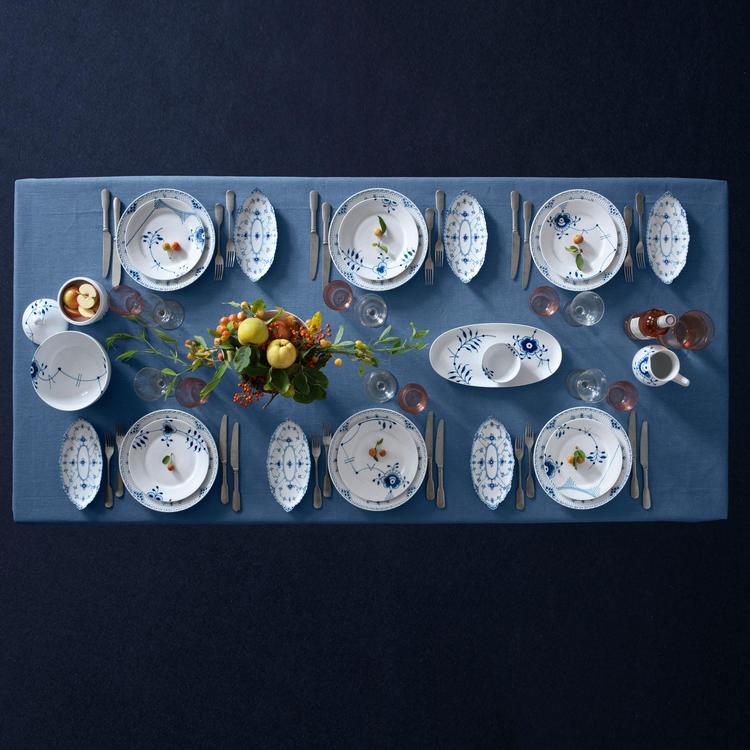 Royal Copenhagen, Blue Fluted Mega Salad Plate | Zola