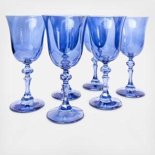 Estelle Regal Wine Goblet, Set of 6