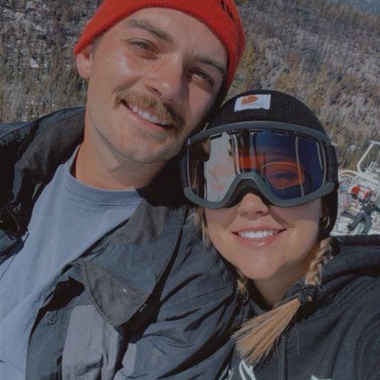 Blake's first snowboarding trip!