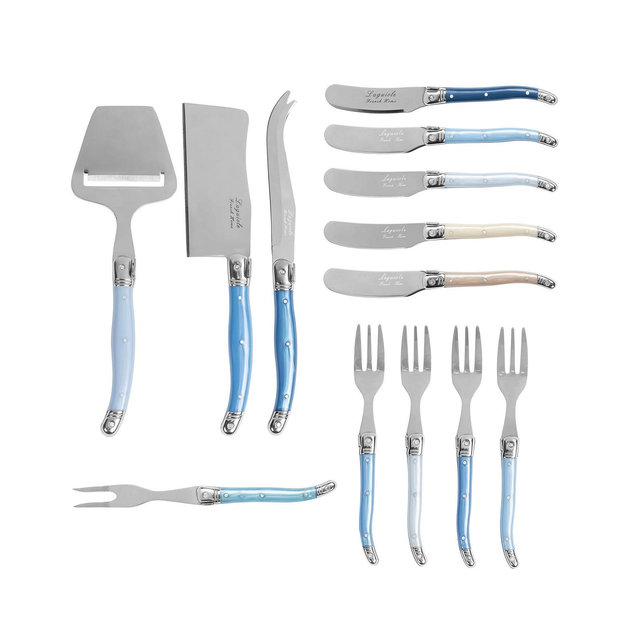 French Home Ultimate Laguiole Charcuterie 13-Piece Set with Handles