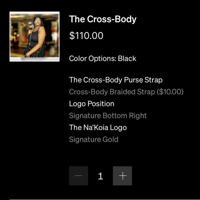 The Cross-Body + Shipping