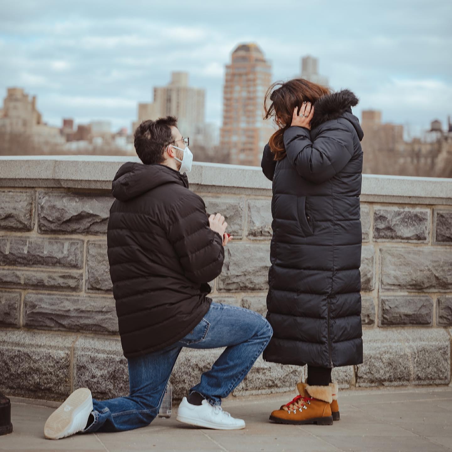 Our engagement on March 6, 2021 - just 2 days shy of our 8 year anniversary!
