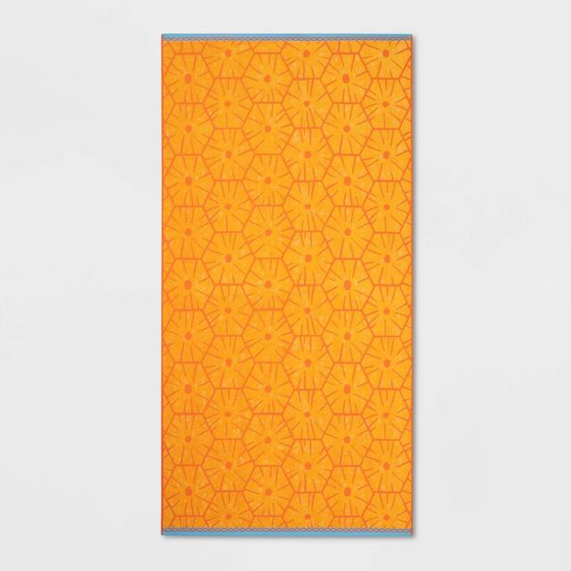 XL Jacquard Pineapple Beach Towel - Sun Squad™