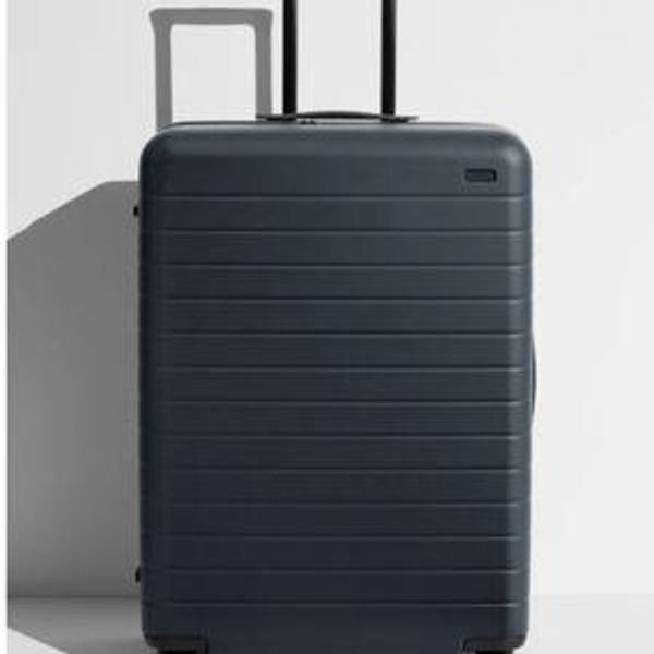 Away Large Expandable Suitcases: Color Navy Blue