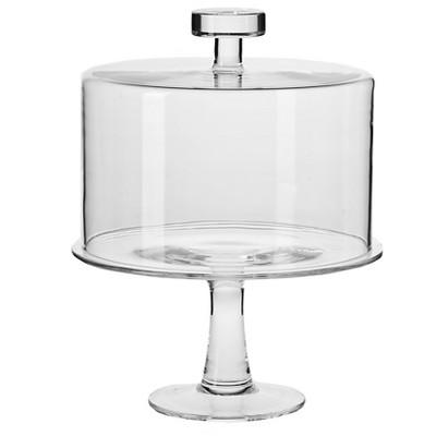 Krosno® Handmade Glass June Covered Cake Stand Set 11in