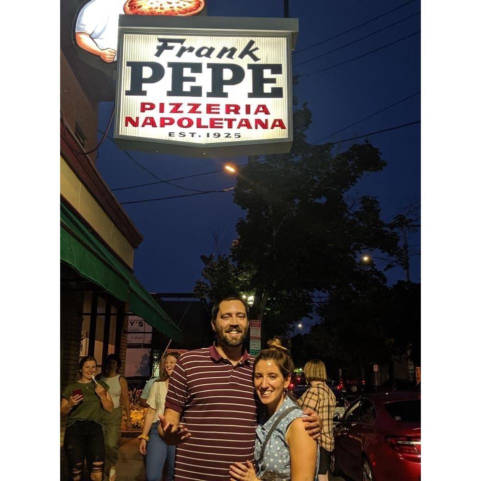 Showing Kevin where real pizza comes from ( CT)