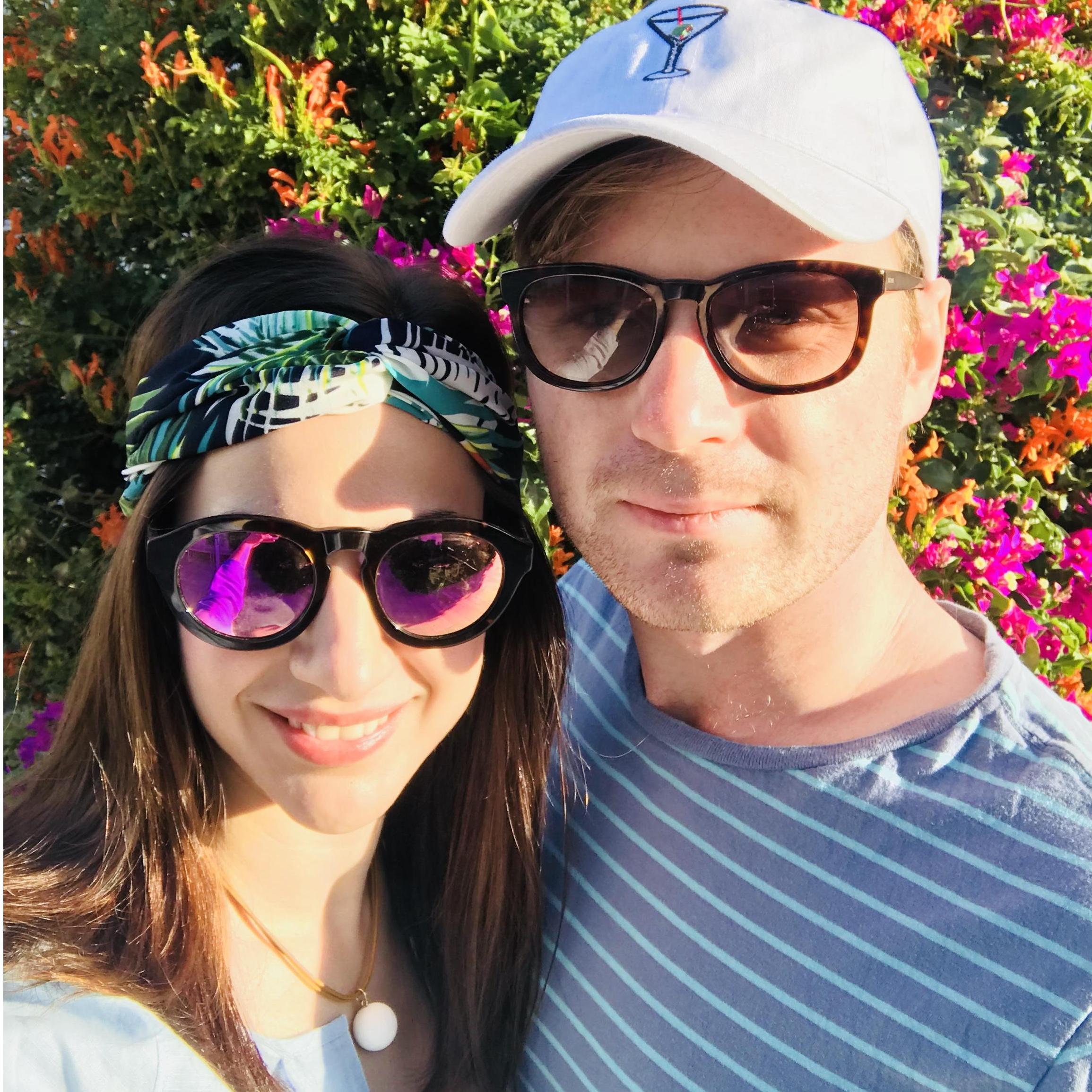 Soaking up some sun in Mykonos, Greece