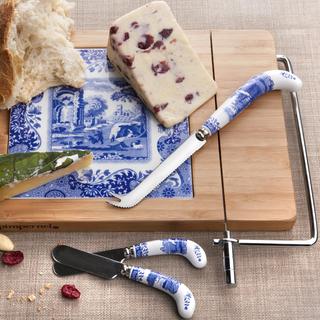 Blue Italian 7-Piece Cheese Knife & Spreader Set