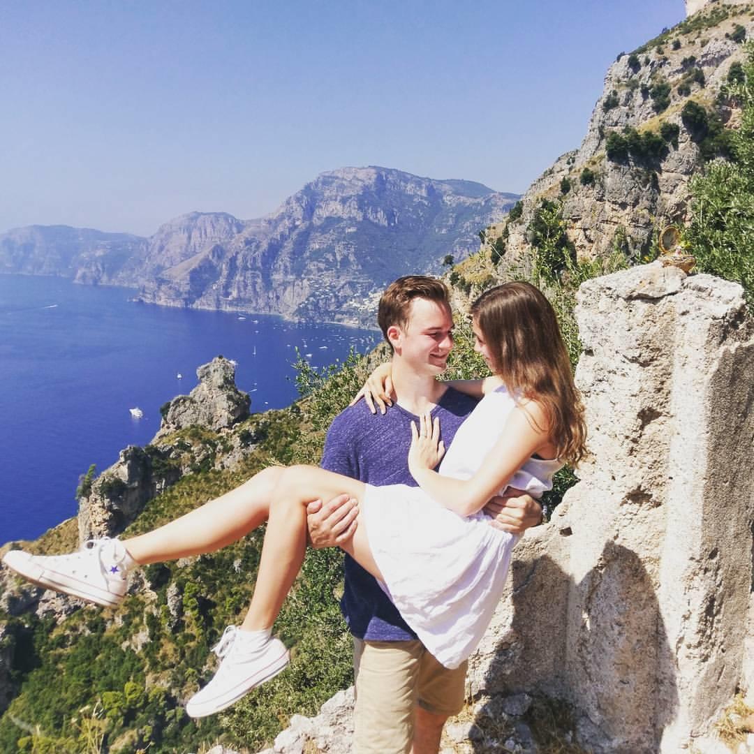 Our proposal took place 5,000 steps to this gorgeous view. Lisa barely made it, but Dima did succeed in surprising her given that hiking was not an expected activity.