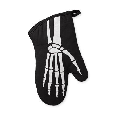 Skeleton Oven Mitt