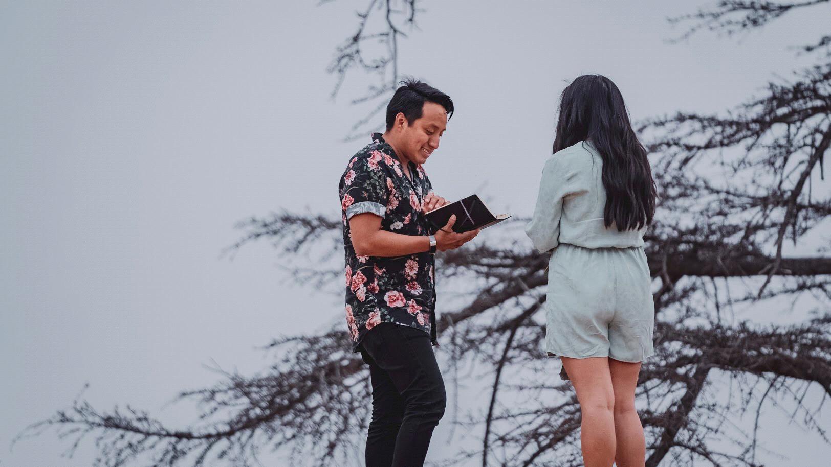 March 31, 2019 Manny reading me a sweet letter before he proposed.
Griffith Observatory, Los Angeles