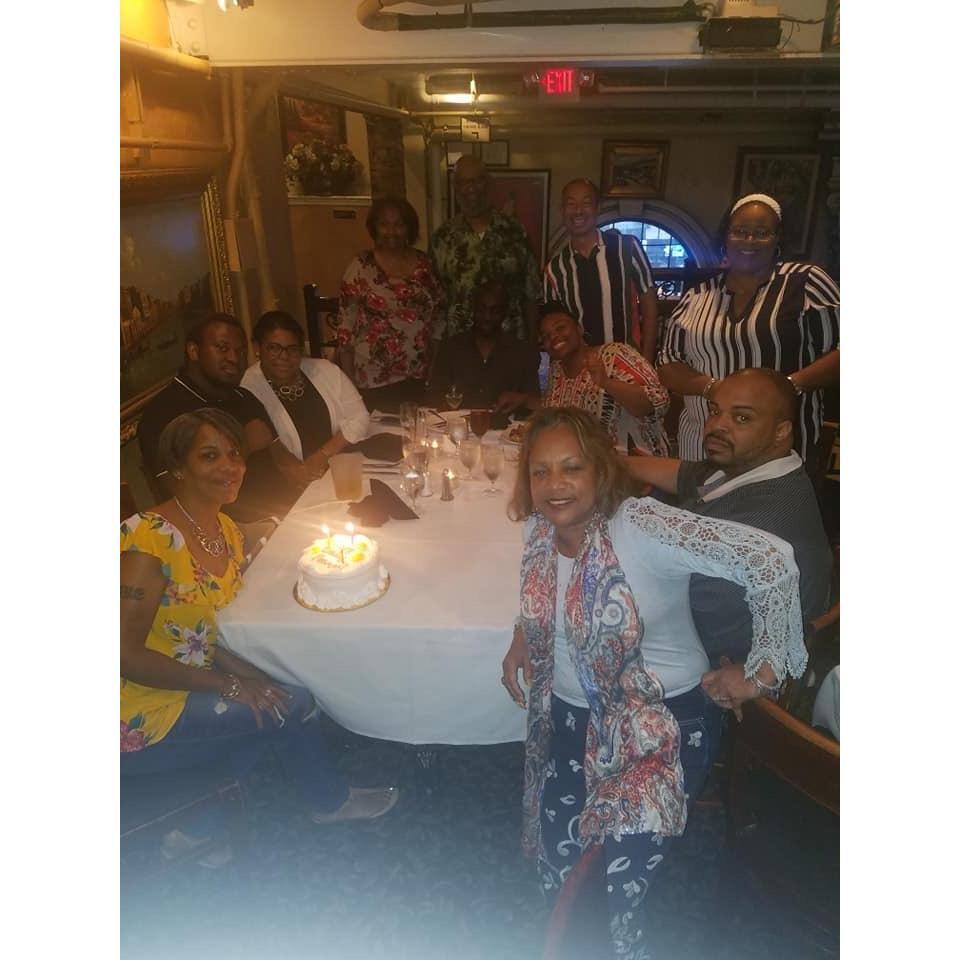 Celebrating Godmommy Moe's birthday (2019)