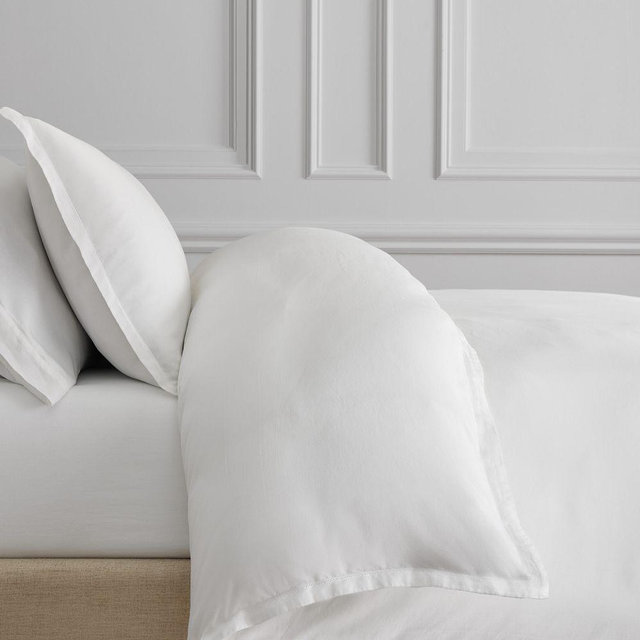 Signature Tencel Linen Full/Queen Duvet, White