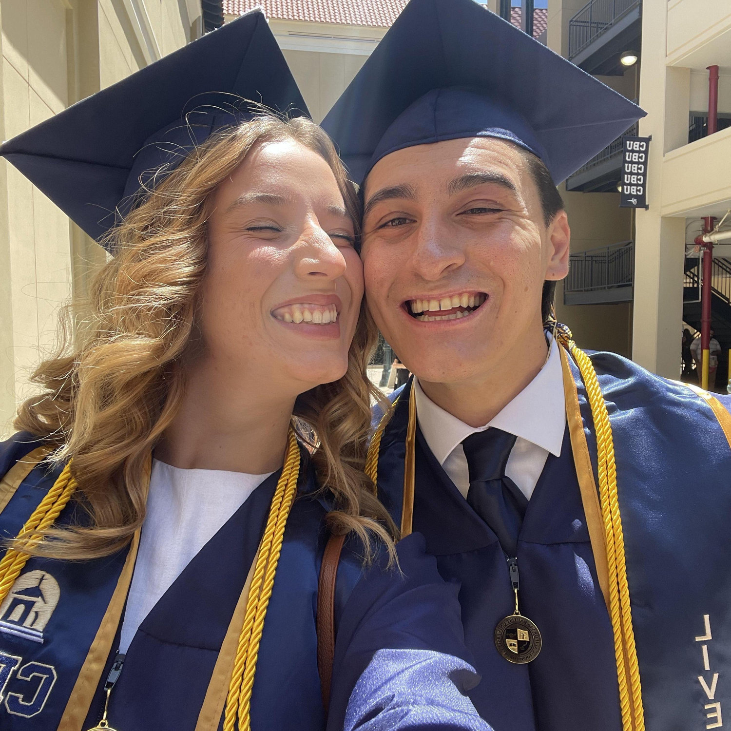 Graduating from undergrad together!