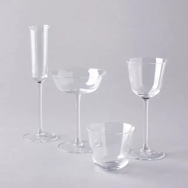 Handmade Grace Glassware by Ann Demeulemeester (Set of 4)