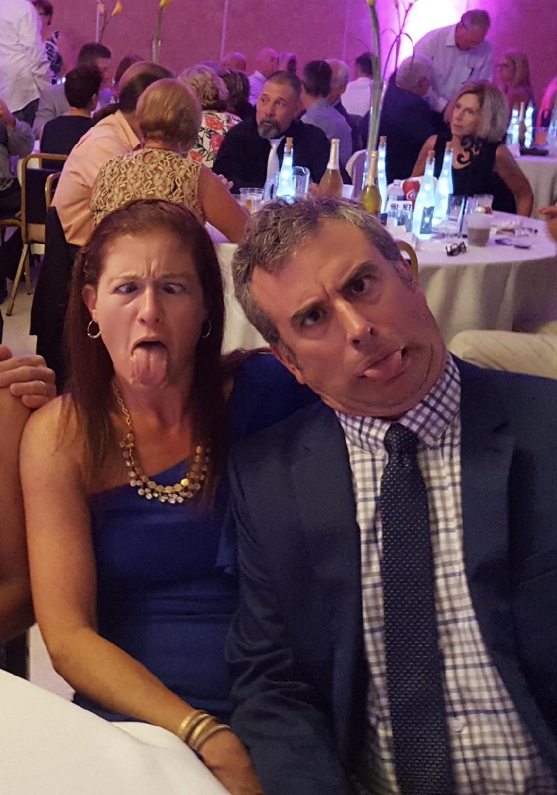 Attending our amazing friends’ wedding.