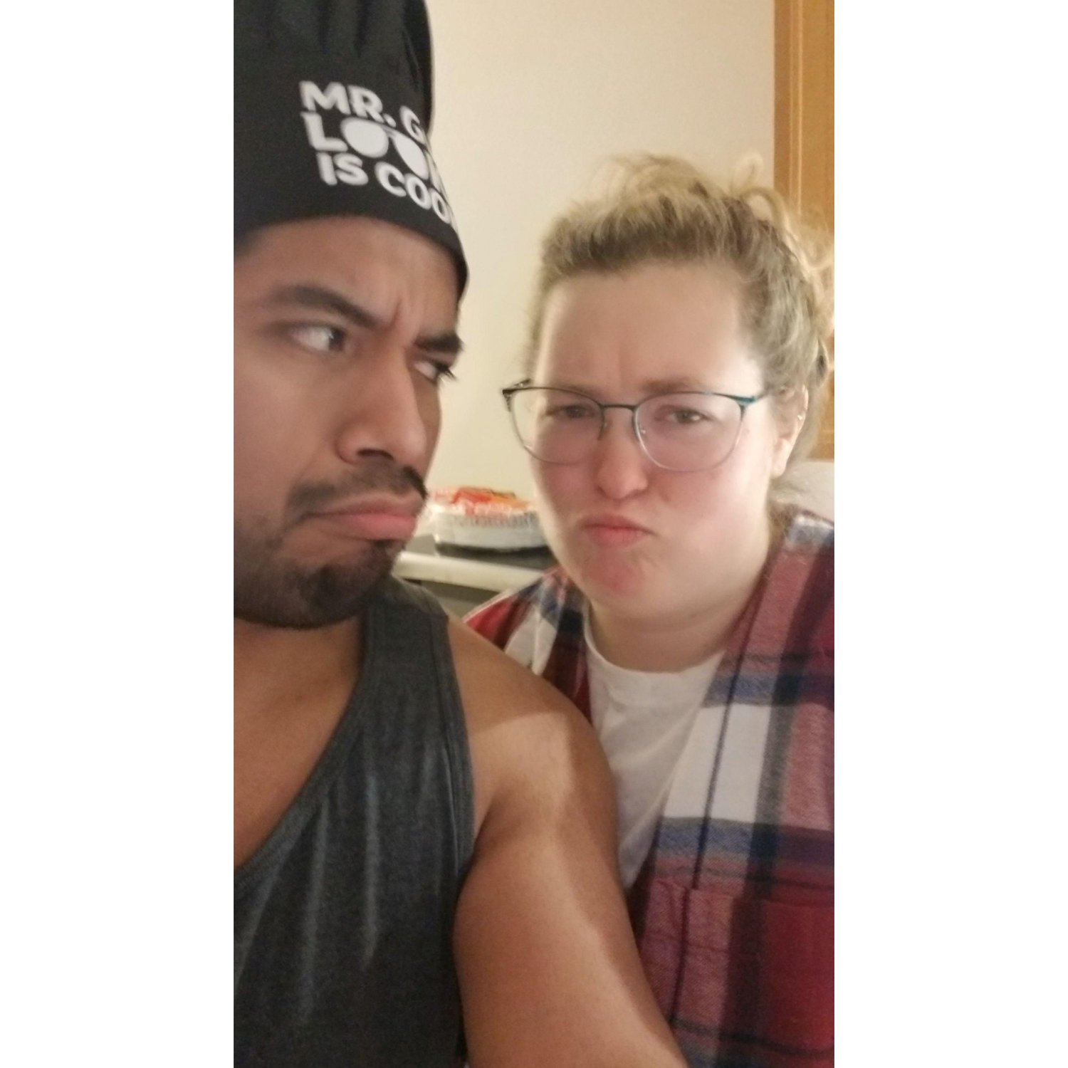 We immediately connected through our sense of humor