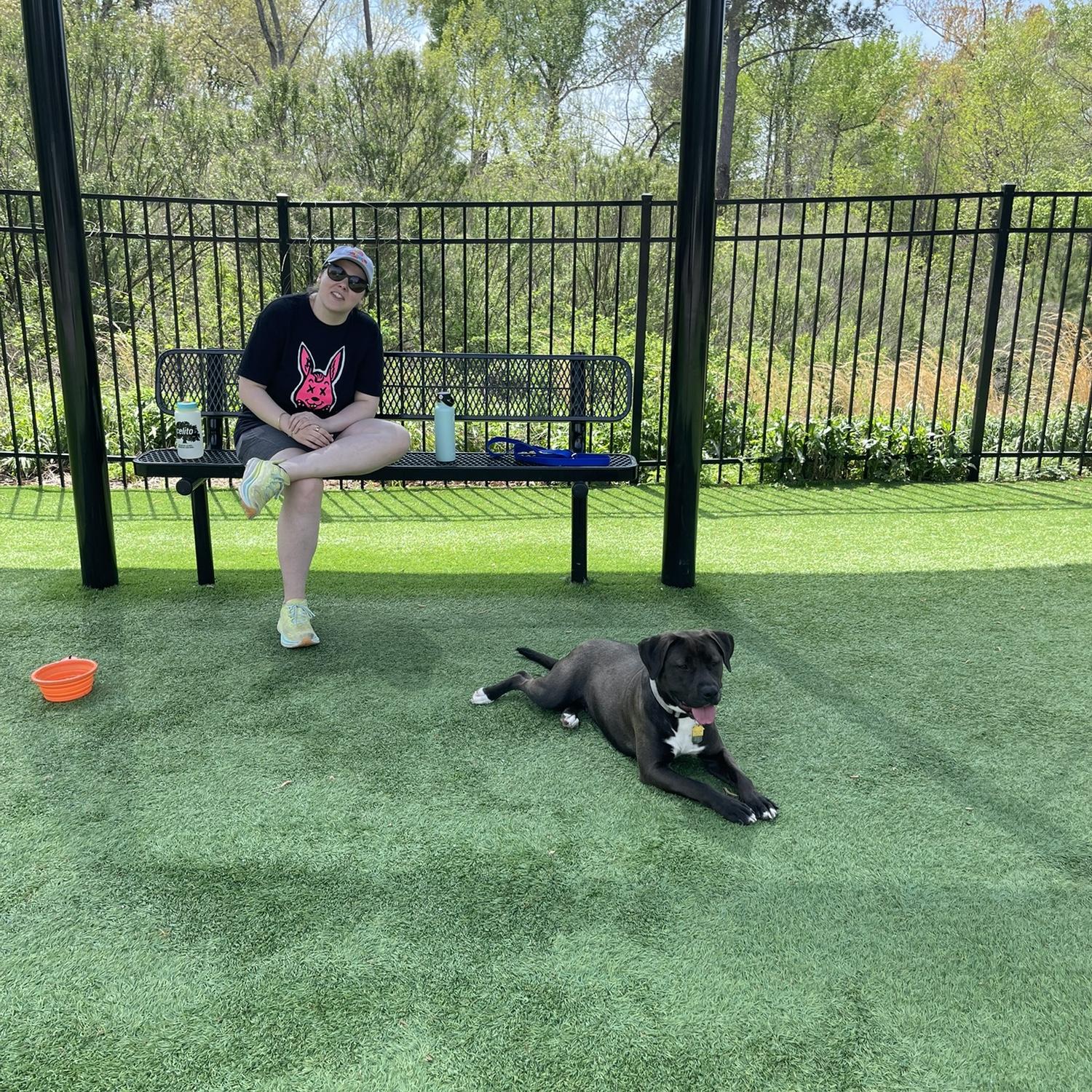 Margaret and Lucy chilling