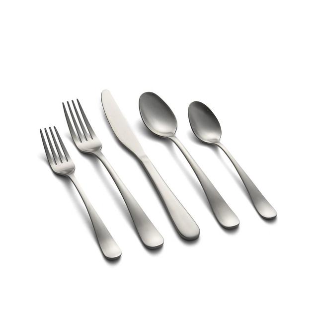 Rhiannon Satin 20 Piece Flatware Set, Service for 4