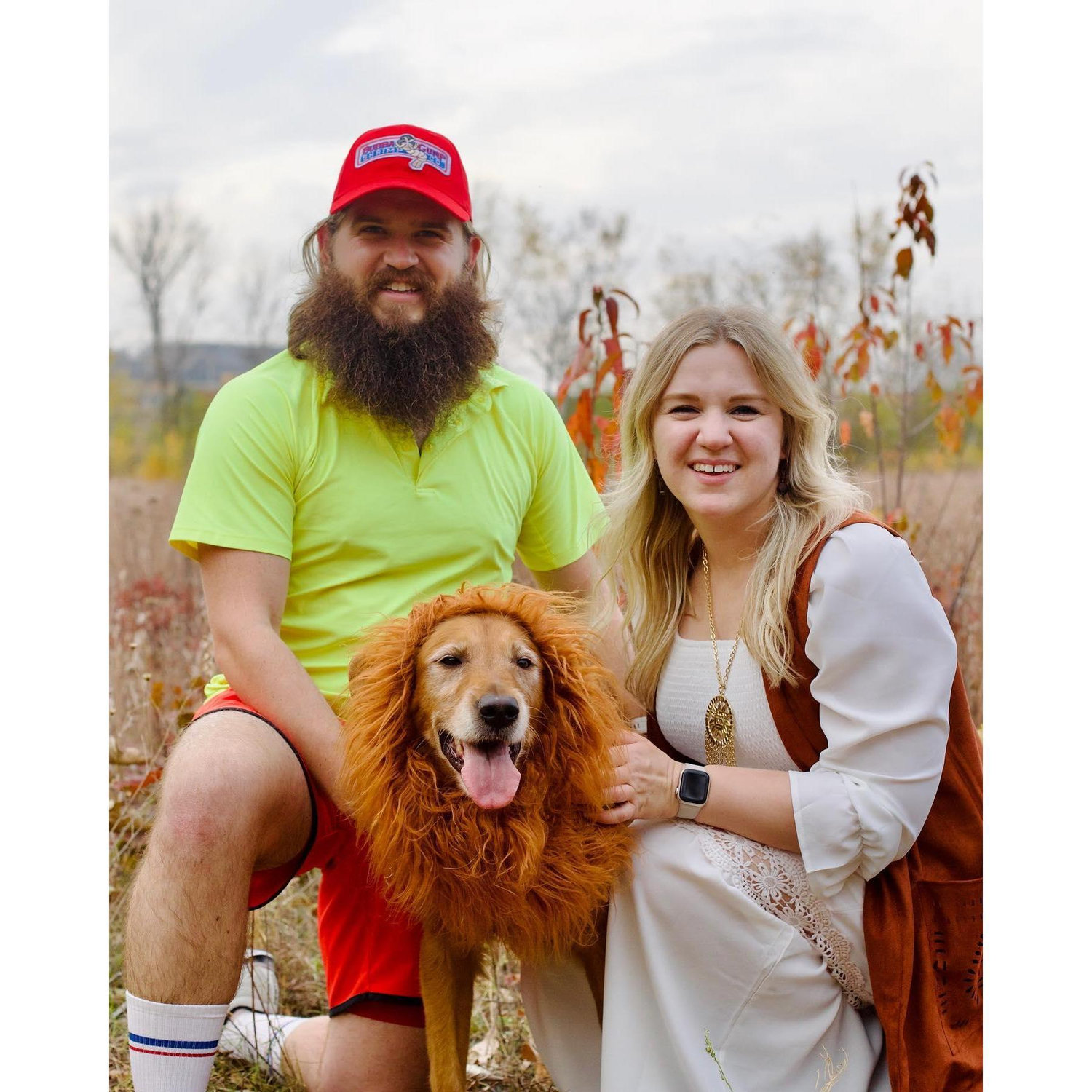 Forrest, Jenny & Rory the friendly lion