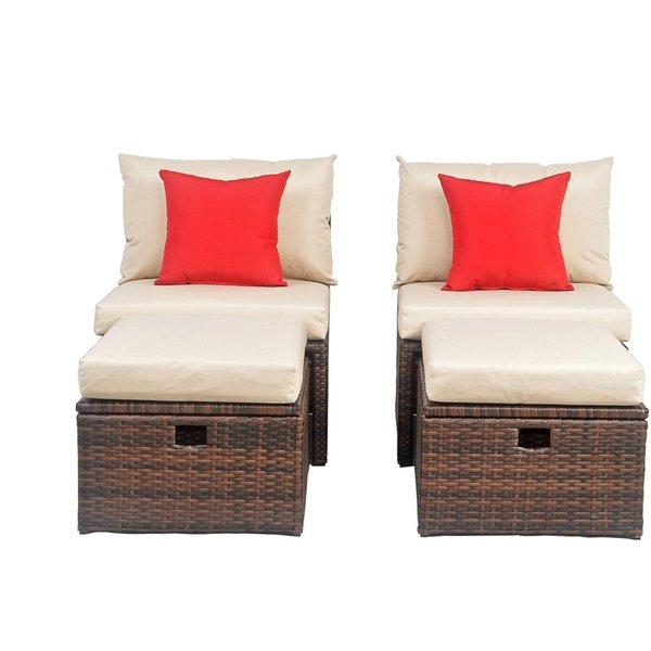 Buchholtz 4 Piece Sette Set by Red Barrel Studio
