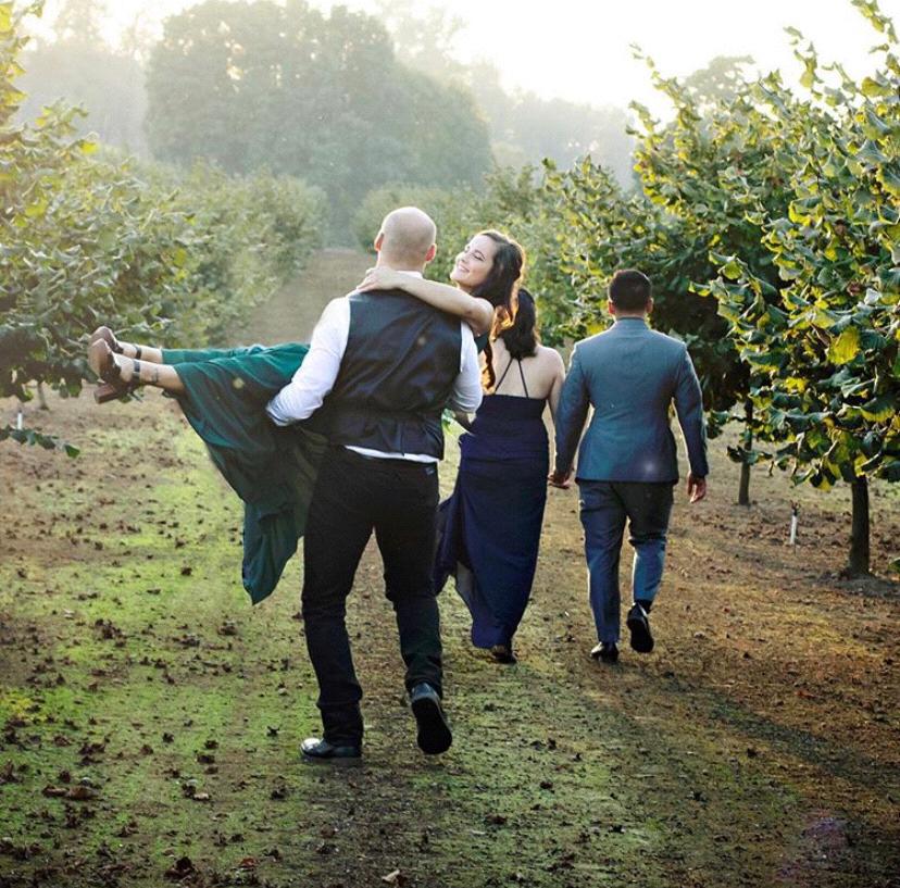 Our favorite photograph together, taken by the one and only Meagan Conley at Janna's wedding.