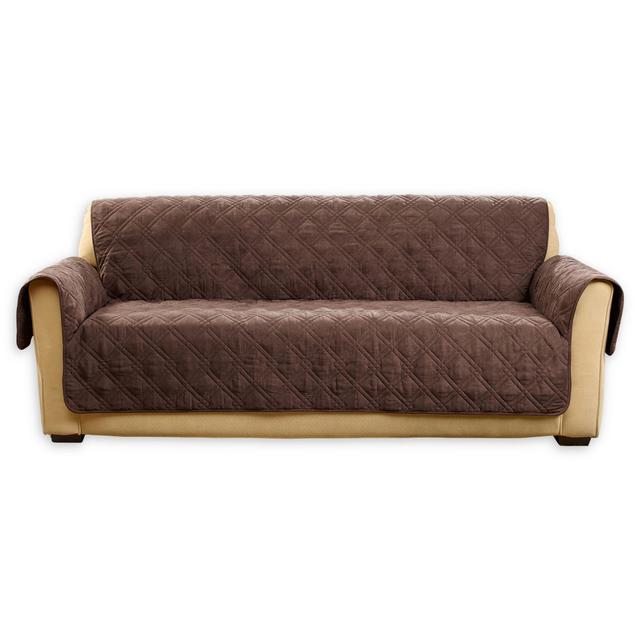 Sure Fit Quilted Pet Furniture Cover in Chocolate