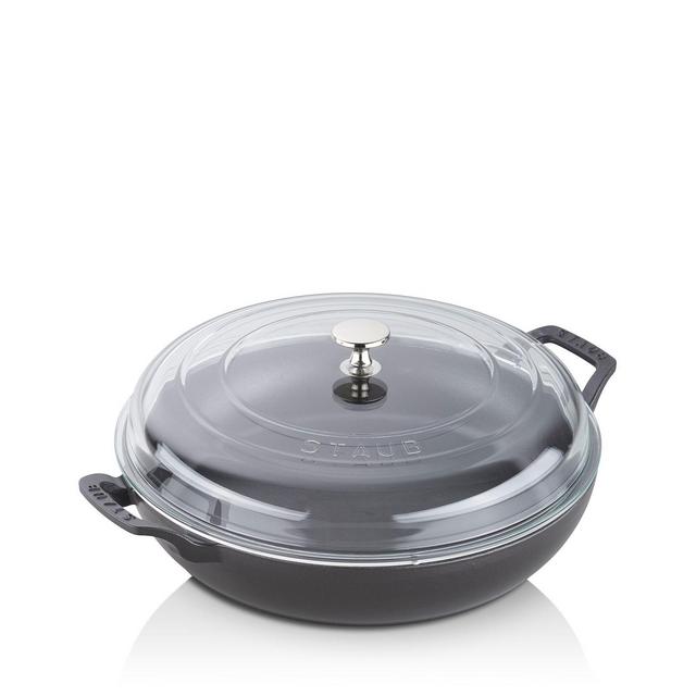 Staub 3.5-Quart Braiser with Glass Lid