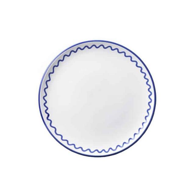 Blue Bistro Zigzag Plate