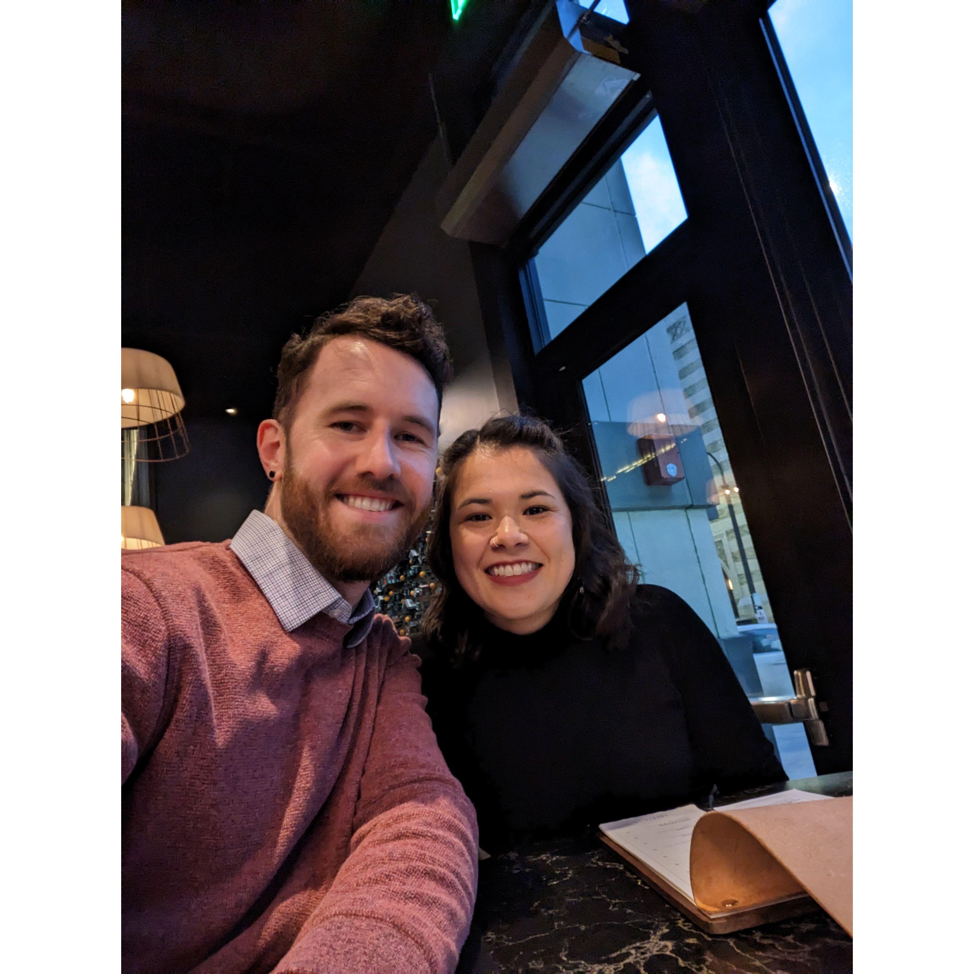 Dinner before Hadestown at the Fox Theater