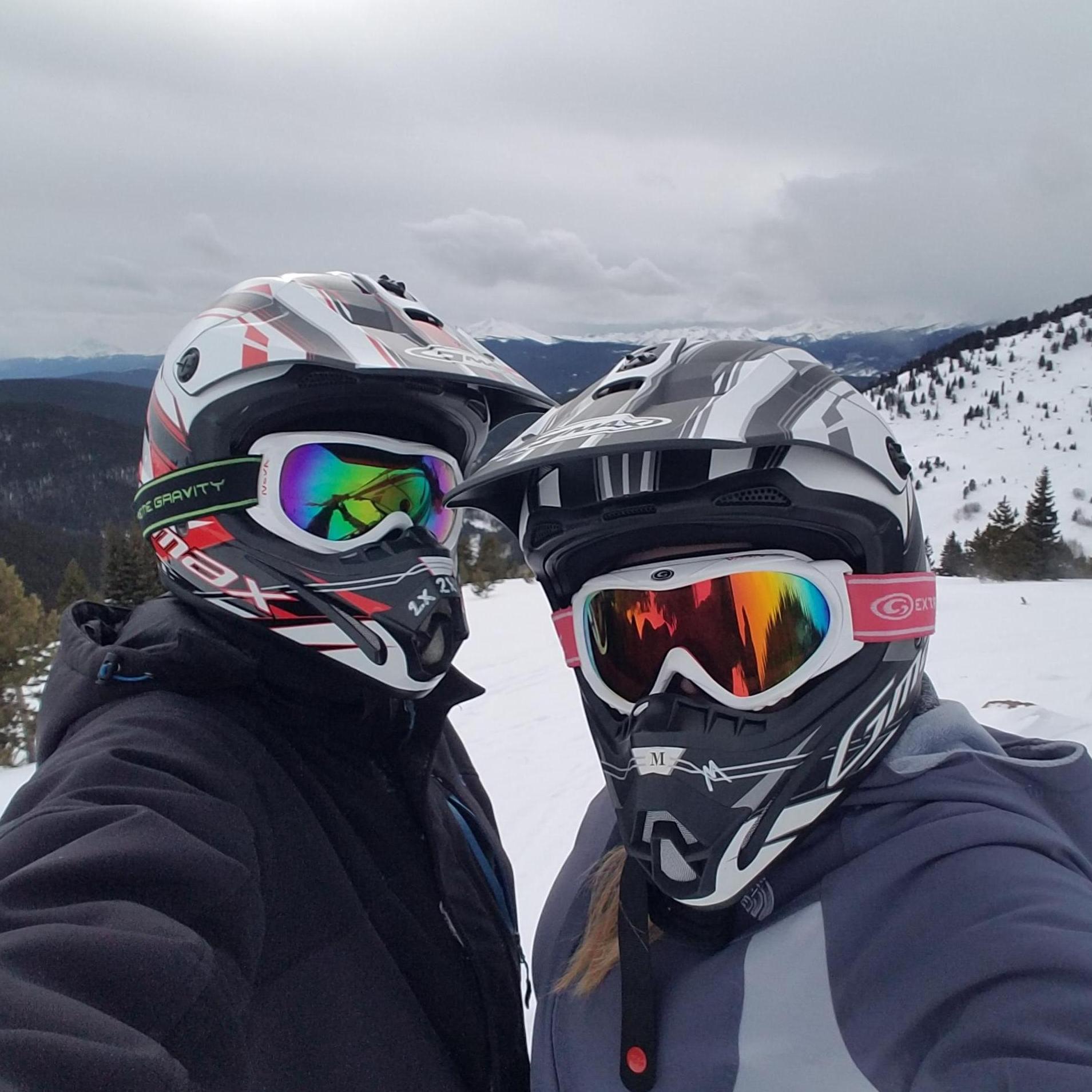 Snow-mobiling at 12,000ft!!!! Veil, Colordao