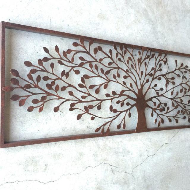 36.5" Metal Tree, Metal Wall Decor, Metal Tree Wall Art, Tree Decor, Tree Wall Decor, Tree Home Decor, Rustic Wall Art, Rustic Wall Decor