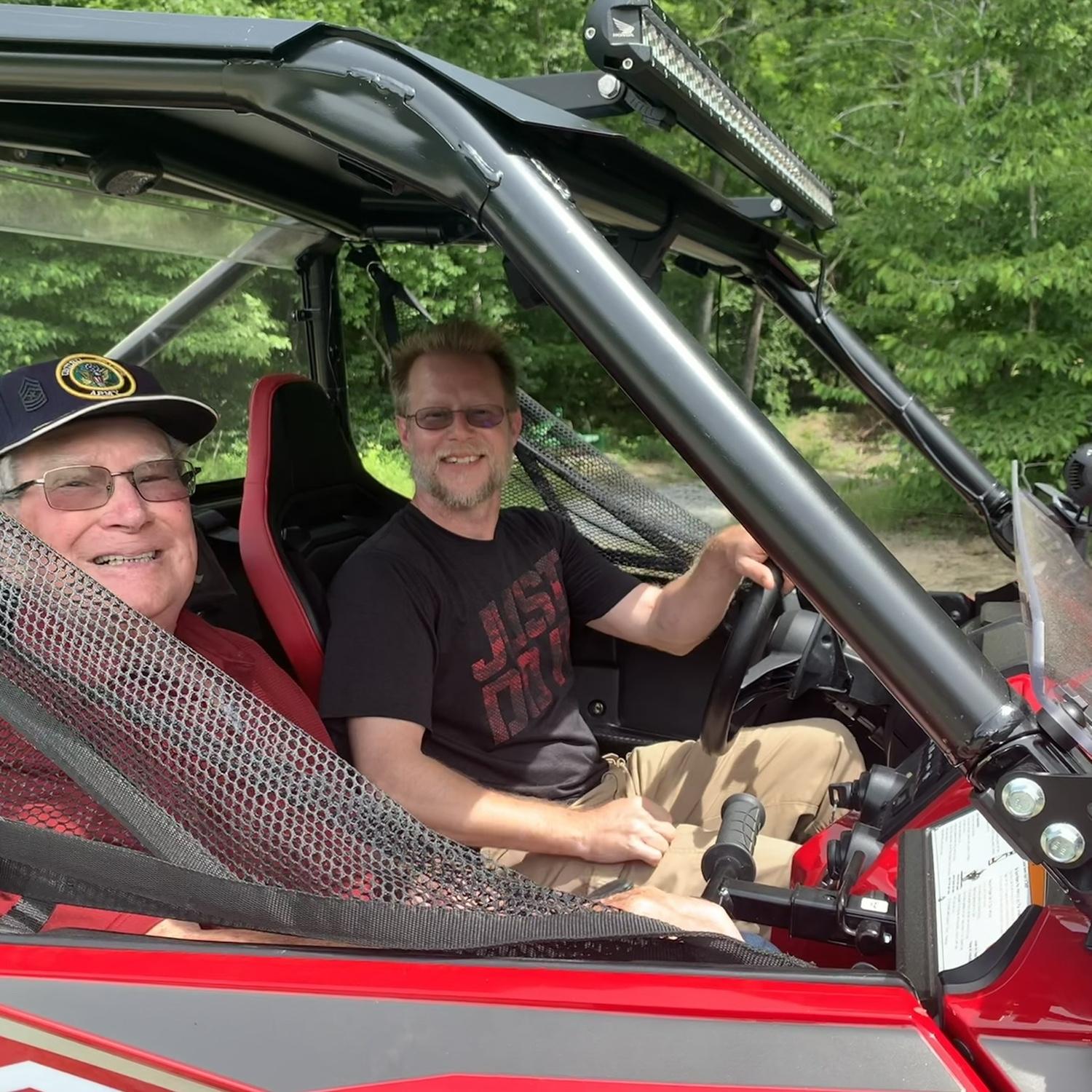 Chuffering Grandpa around