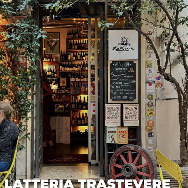 Giftcard to Latteria Trastevere- Rome