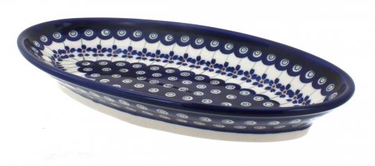 Flowering Peacock Small Oval Platter