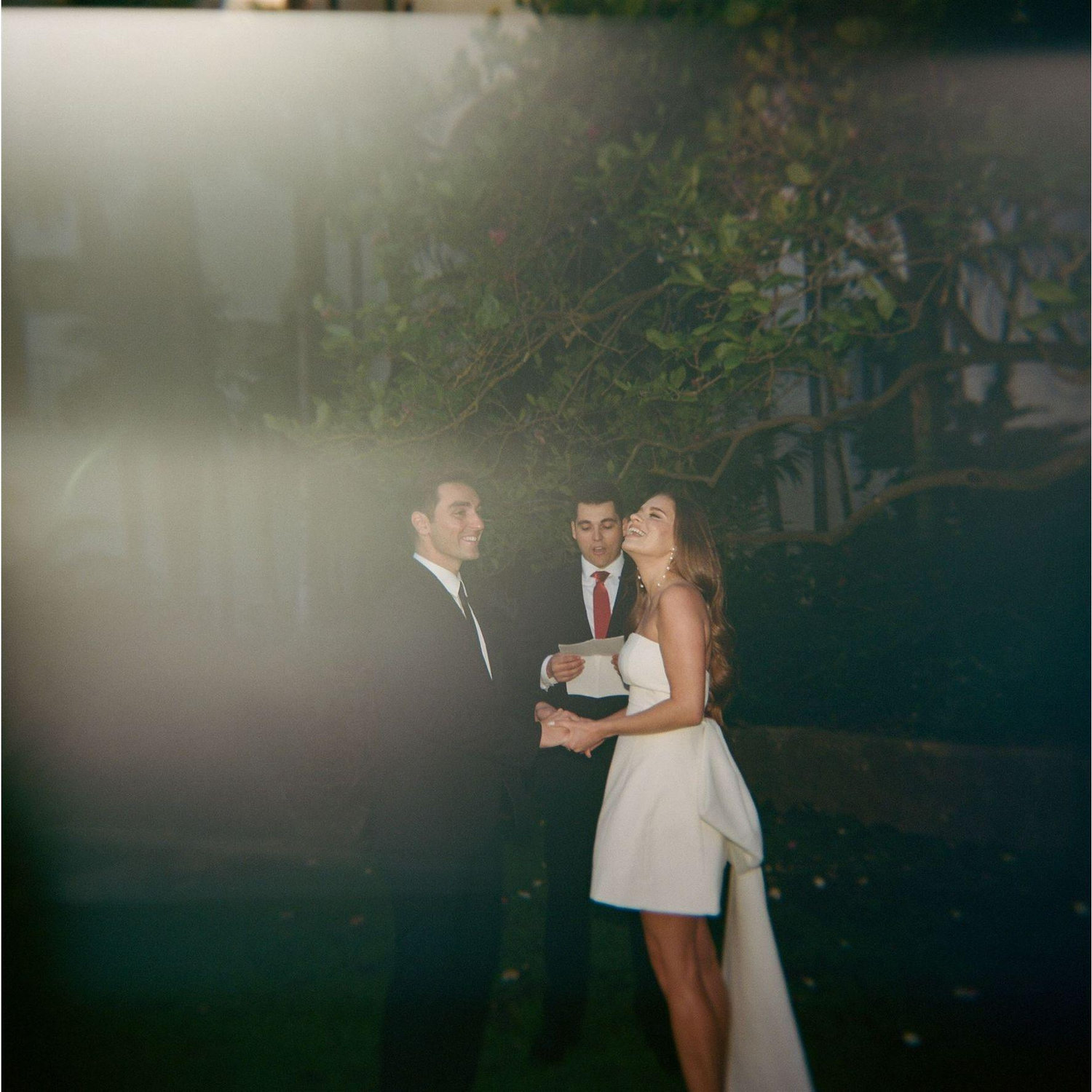 Saying "I do" the first time...
