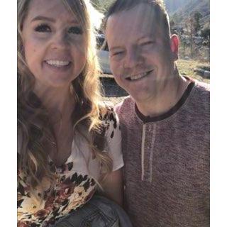 Selfie on engagement photo day
