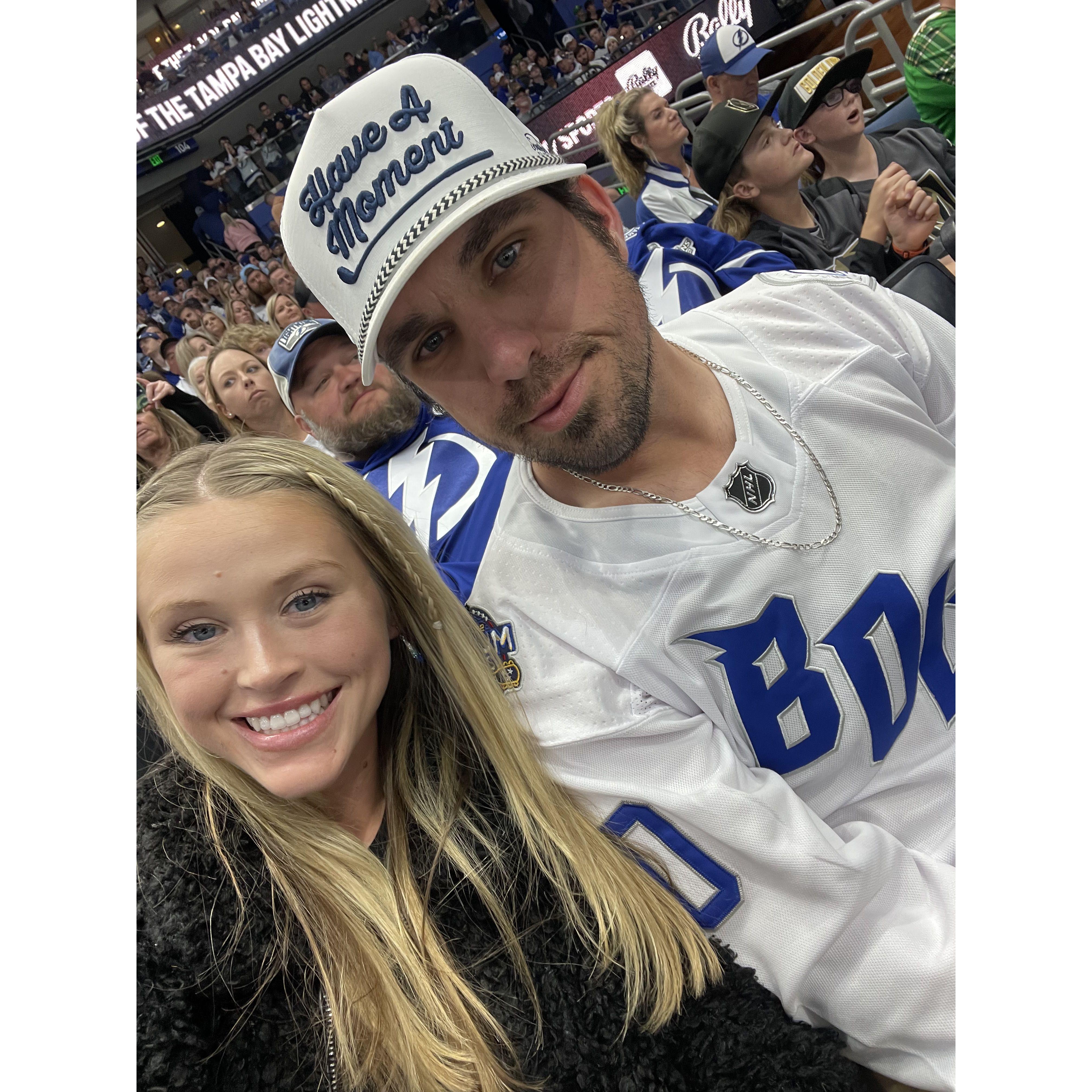 Bolts game for our two year anniversary!