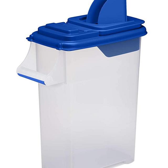 Buddeez 08301B-KPLT-DS Kingsford Wood Pellet Dispenser, Clear/Blue