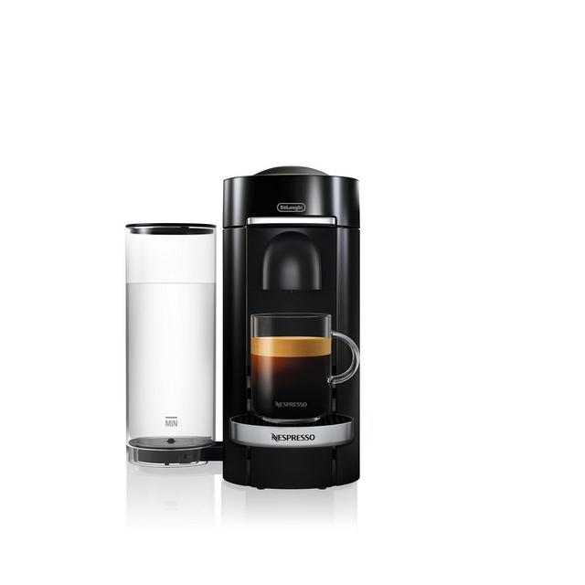 Nespresso Black VertuoPlus Deluxe Coffee and Espresso Machine by De'Longhi