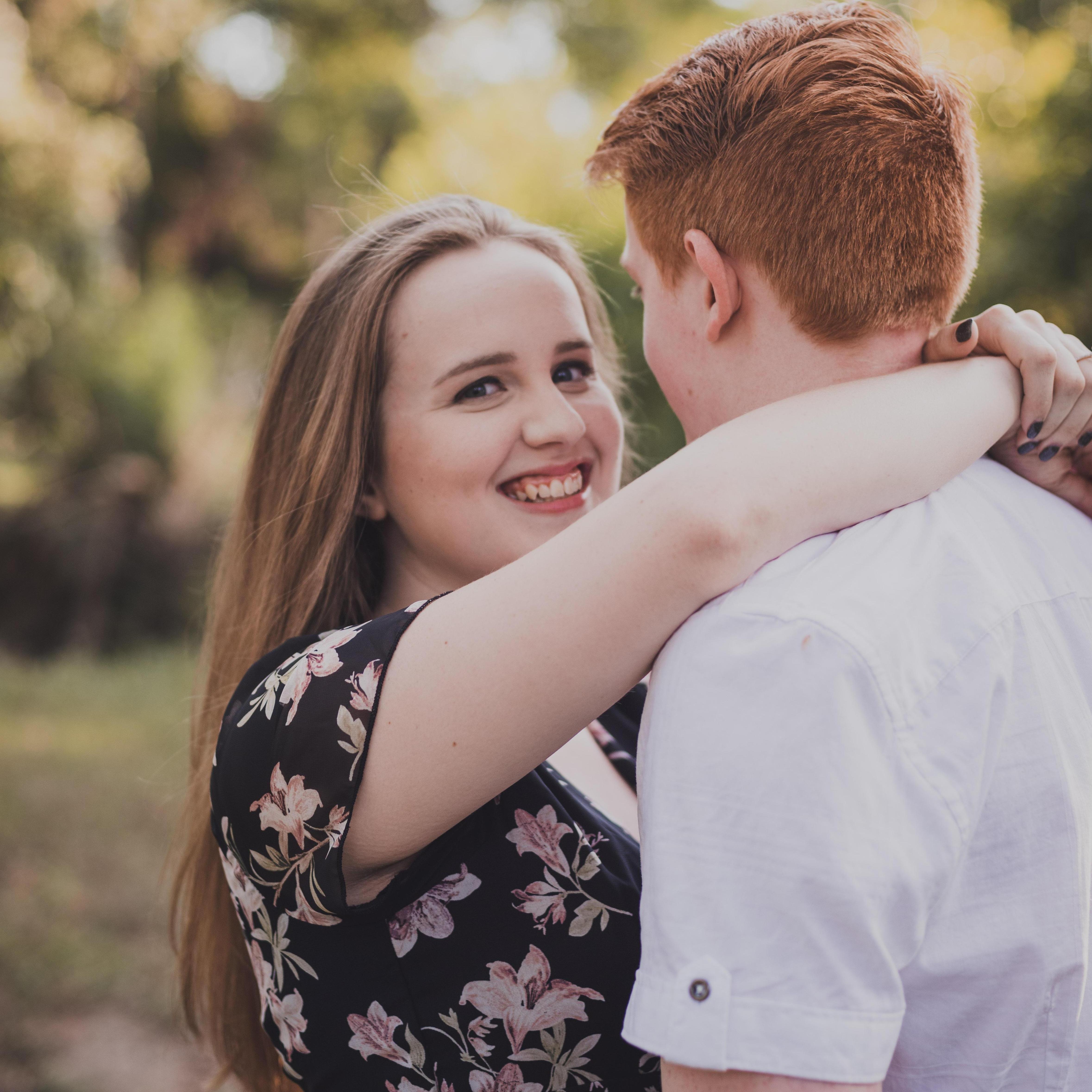 One of our engagement photos.
