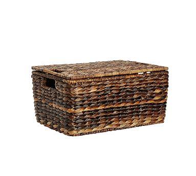 Havana Lidded Basket, Medium