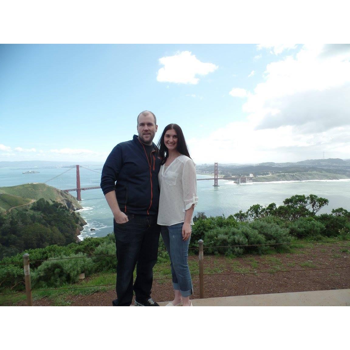 Golden Gate Bridge - Jessica's 27th birthday - March 2016