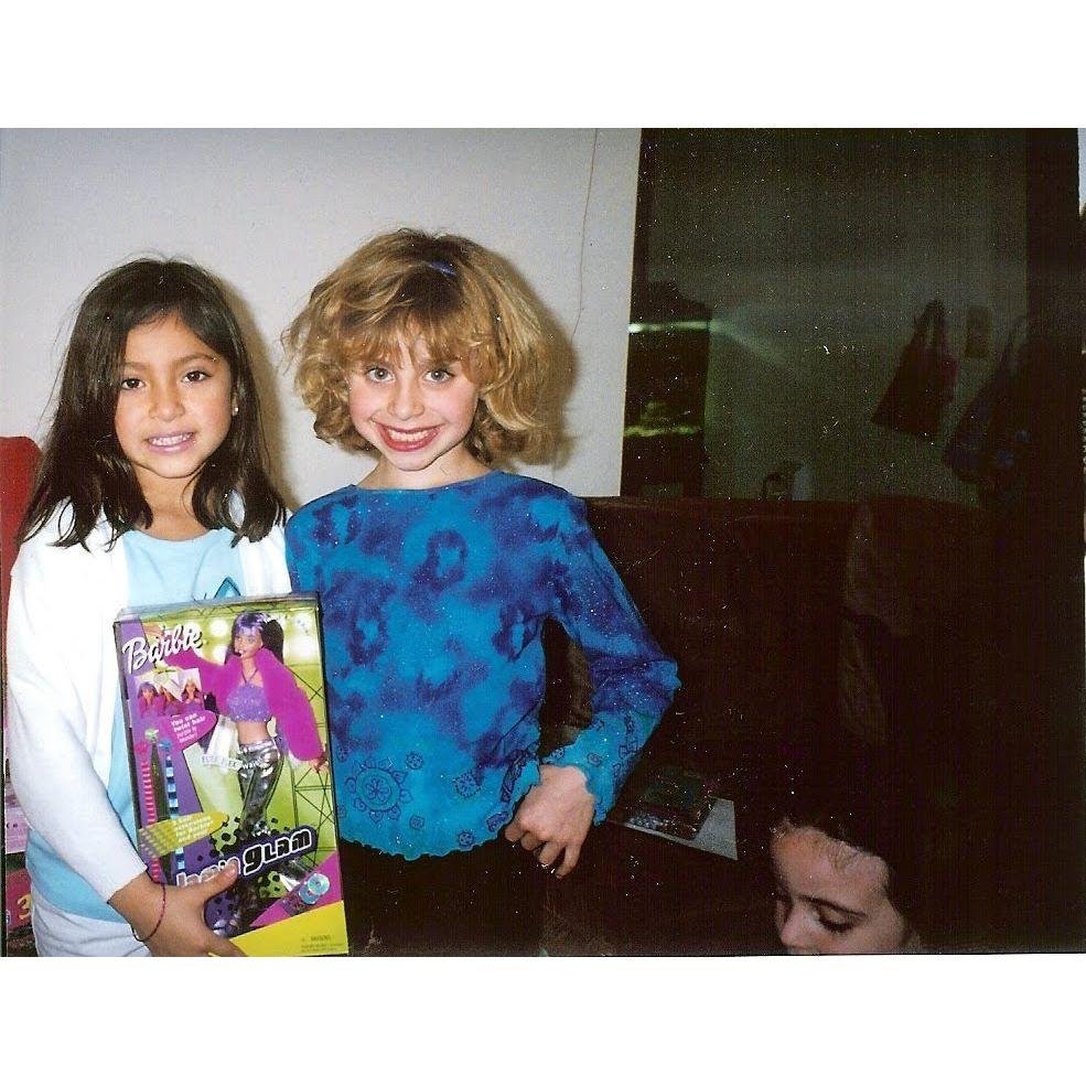 Vachel's 7th birthday party with Alanna! - 2001
