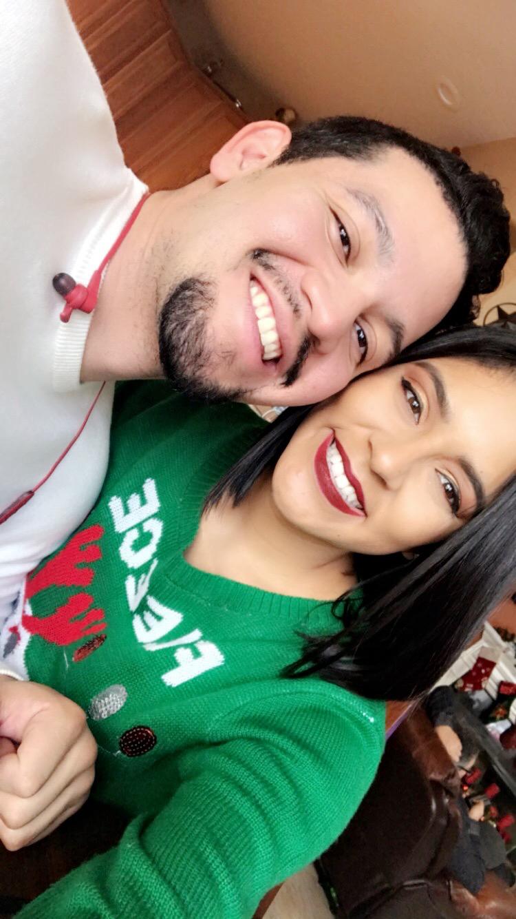Our first Christmas together! December 2017.