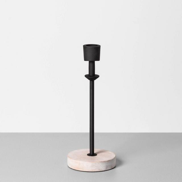 Wood & Metal Single Candle Holder Medium - Hearth & Hand™ with Magnolia