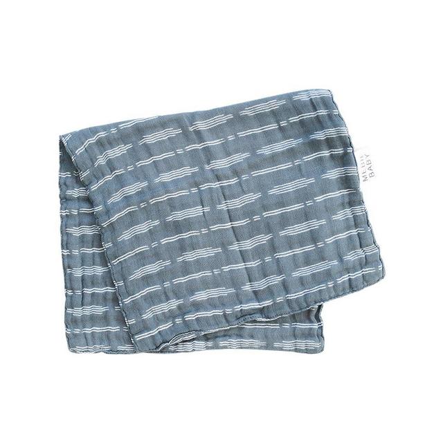 Dusty Blue Horizon Burp Cloth