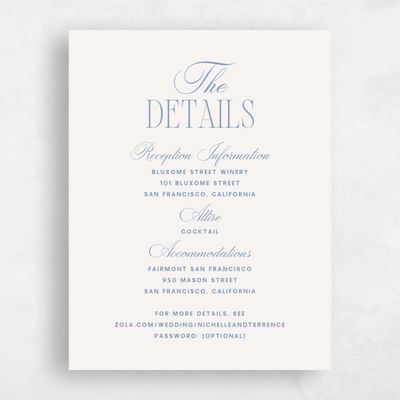 Light Oatmeal, Beige Wedding Enclosure - Solange