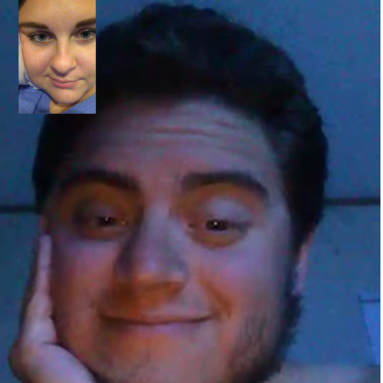 Many nights were spent FaceTiming during Zach's semester of student teaching.